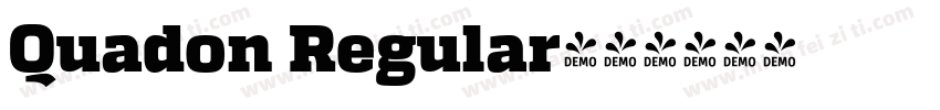 Quadon Regular字体转换